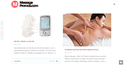Desktop Screenshot of massagepromos.com
